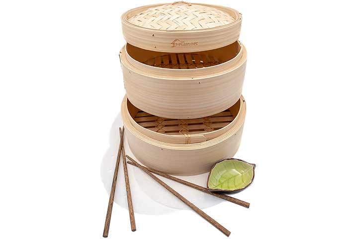 i-PLAYLOFT Handmade Bamboo Steamer