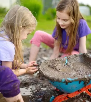 Mud, Dirt, And Germs Might Be Good For Your Kids’ Health - Here’s Why