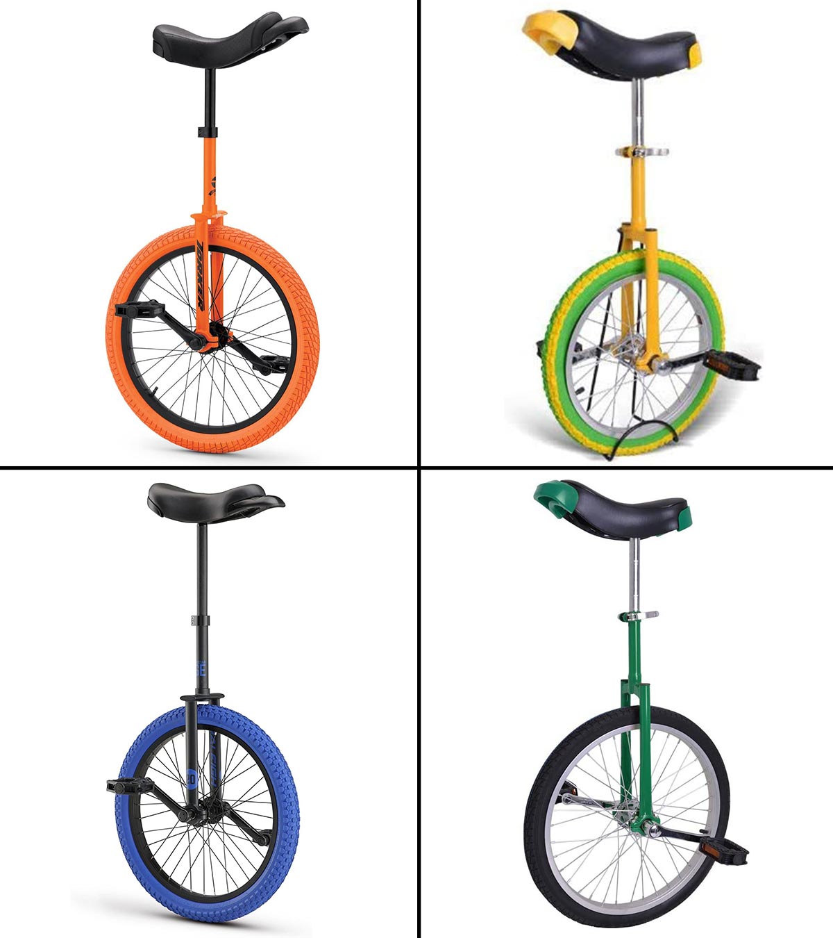 Details about   20" Blue Unicycle Cycling Scooter Circus Bike Skidproof Tire Balance Exercise 