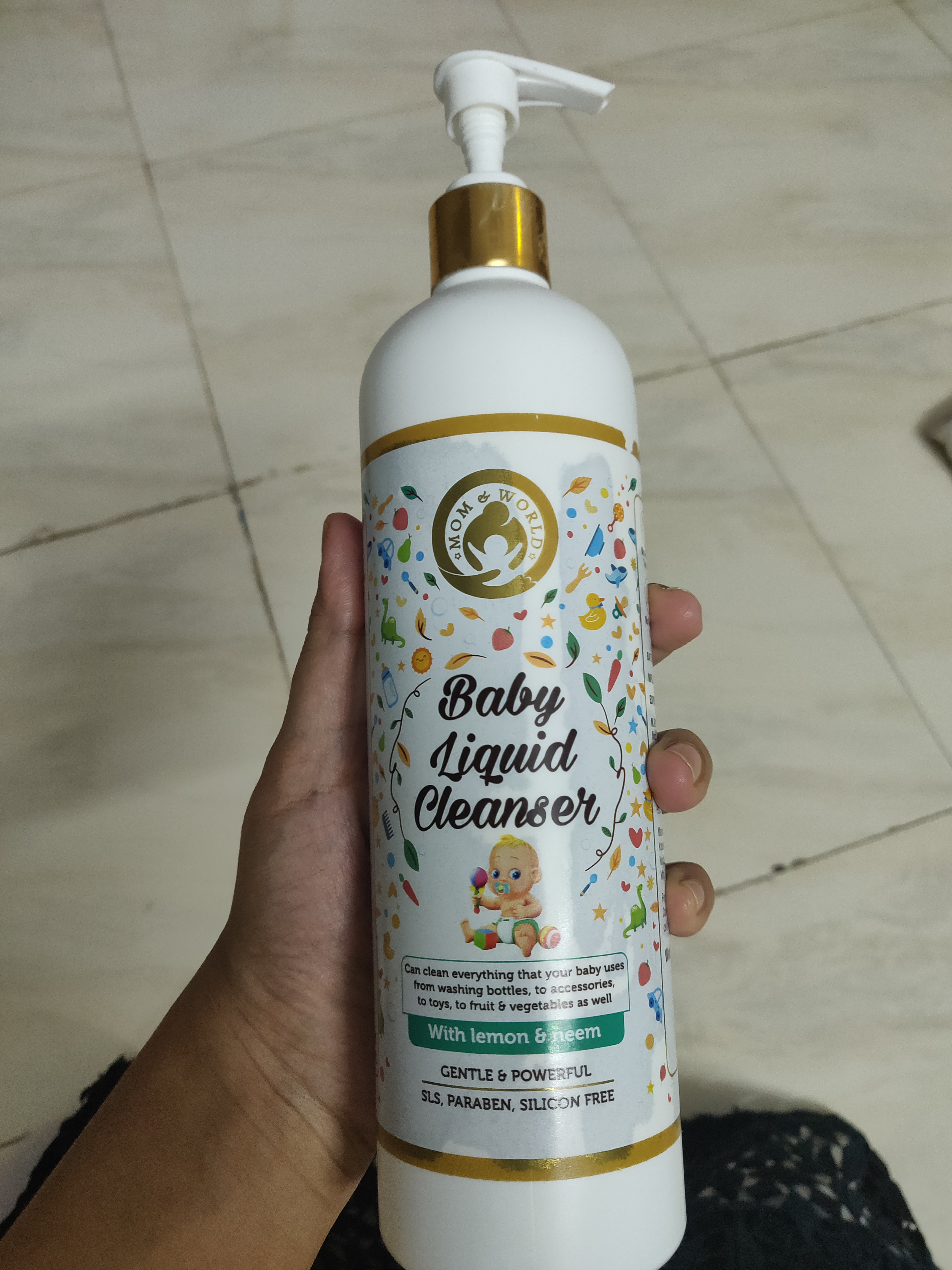 Mom & World Baby Anti Bacterial Liquid Cleanser-Must have for all homes-By tuba_zaheer