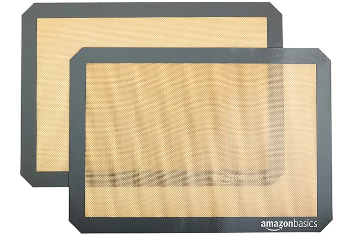 AmazonBasics Silicone, Non-Stick, Food Safe Baking Mat