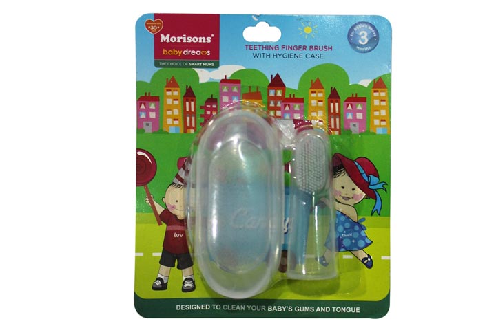 Baby Dreams Teething Finger Brush with Hygiene Case
