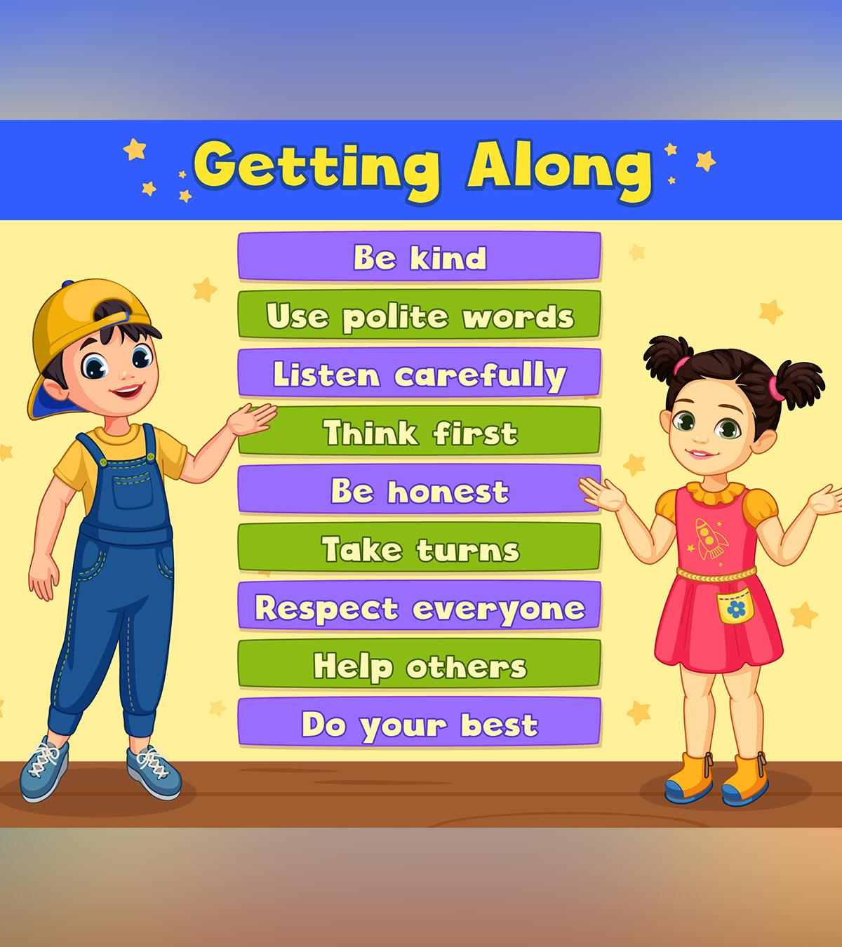 list of polite words for kids