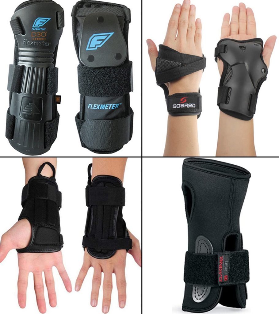 New Wrist Guard Impact Protective Glove Wrist Brace Support Pads for Snowbo 