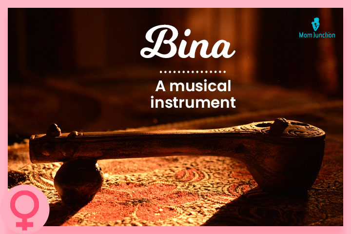 Bina, an Indian-American name for girls