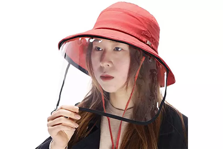 Comhats Siggi Women’s UPF50+ Sun Hat With Face Shield