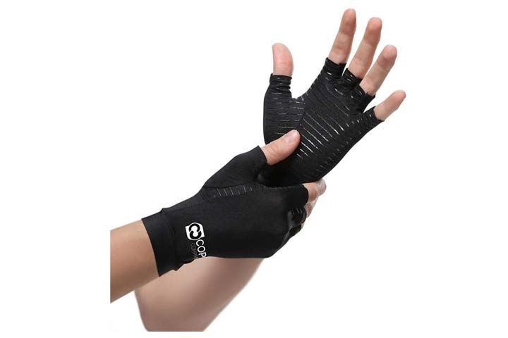 Y&Z Cashmere Fingerless Gloves,Autumn Winter Half Fingerless Thumb Hole Gloves Hand Wrist Warm Mitten for Men Women