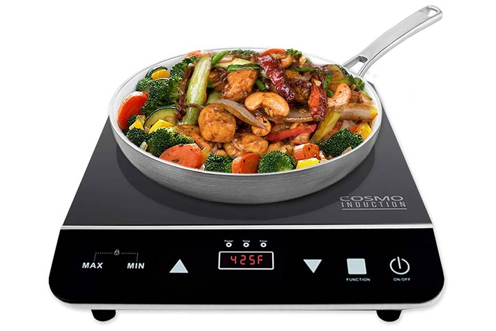 Cosmo Portable Electric Induction Cooktop with Rapid Heating