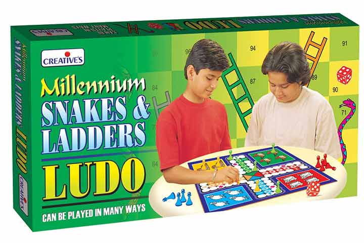 Creatives Millennium Snakes Ladders and Ludo