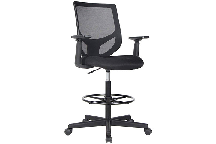 Drafting Chair Tall Office Chair for Standing Desk Drafting Mesh Table Chair