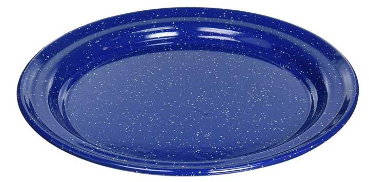 tin camping plates