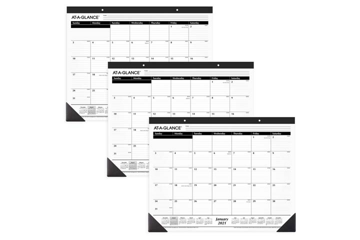 NUOBESTY Desk Calendar 2021 Standing Flip Calendar 2021 Mini Counter Top 12 Month Calendar on Easel for Home Office School Desk Decoration White S 