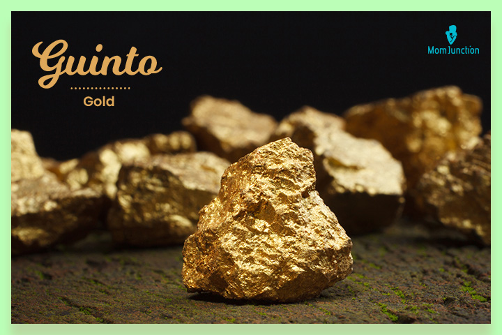 Guinto means gold