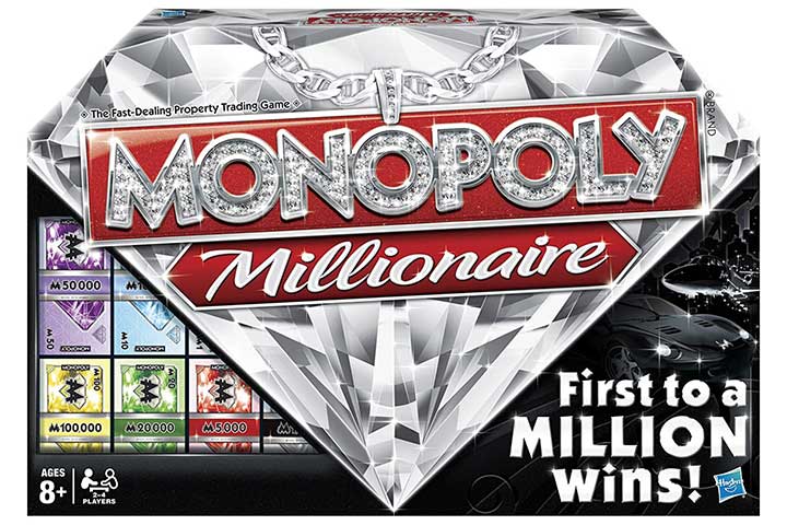 Hasbro Monopoly Millionaire - The Fast-Dealing Property Trading Board Game