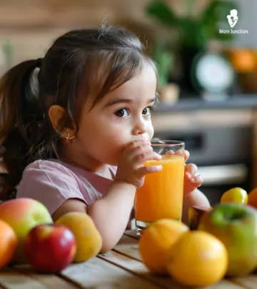 Pregnant Woman Drinking Healthy Homemade Energy Drinks