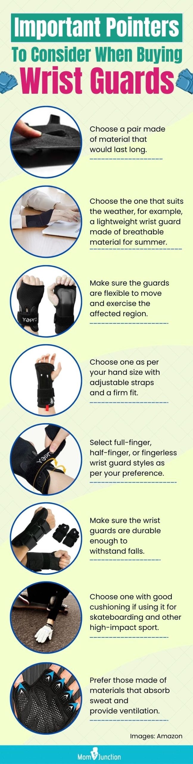 Important Pointers To Consider When Buying Wrist Guards(infographic)