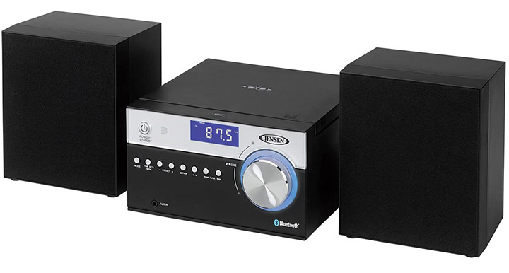 Jensen JBS-200B Bluetooth CD Music System