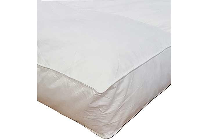 best feather mattress topper canada