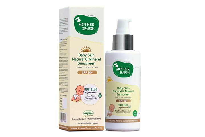  Mother Touch Natural Baby Sunscreen Lotion