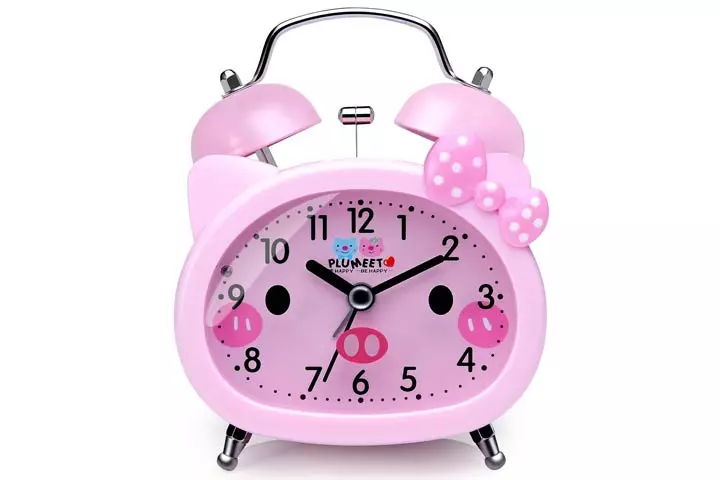 Plumeet Twin Bells Analog Alarm Clock For Kids