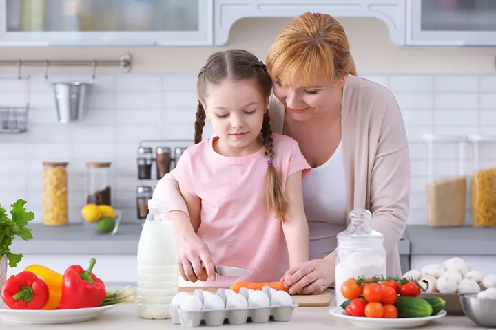 Healthy meal cooking activity for 12 year olds