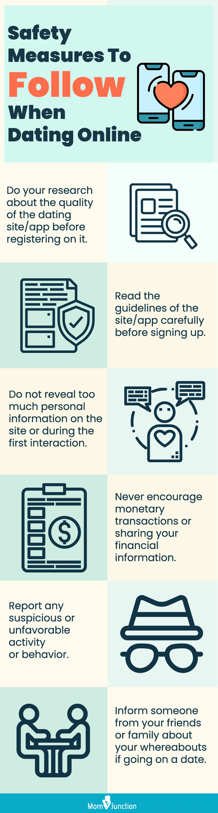 safety measures to follow when dating [infographic]
