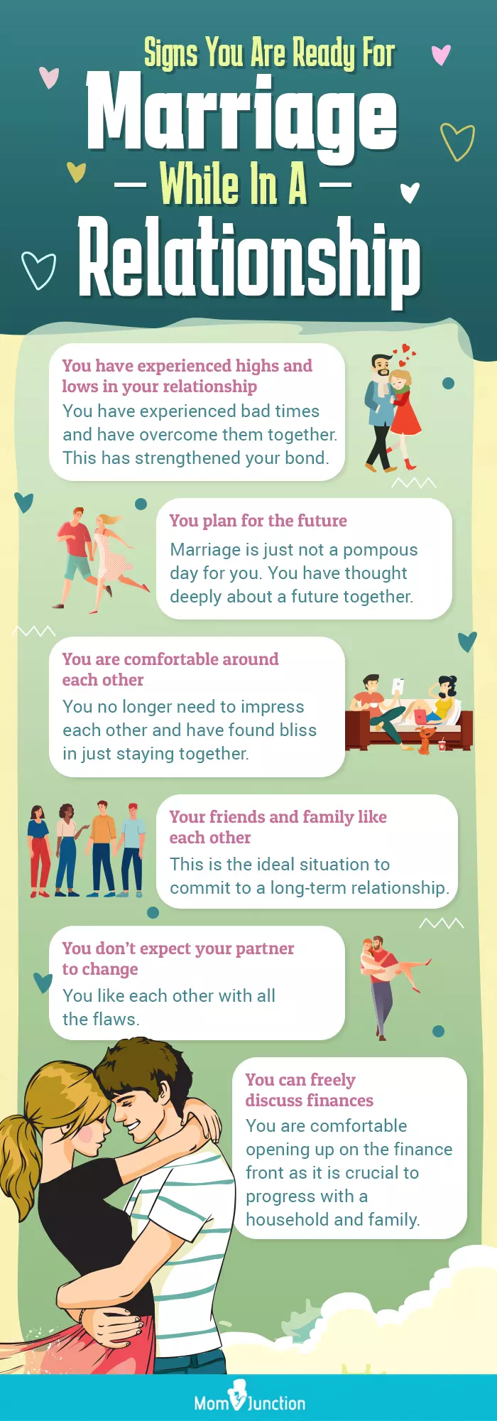 signs you are ready for marriage while in a relationship (infographic)