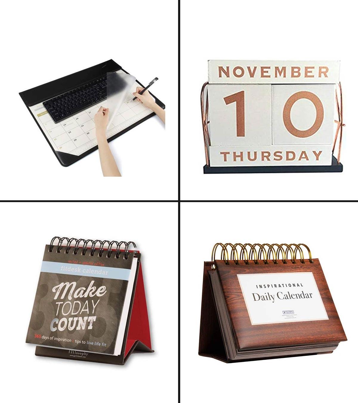 Desk Calendar Simple Loose leaf Paper Standing 2022 Desktop Daily 