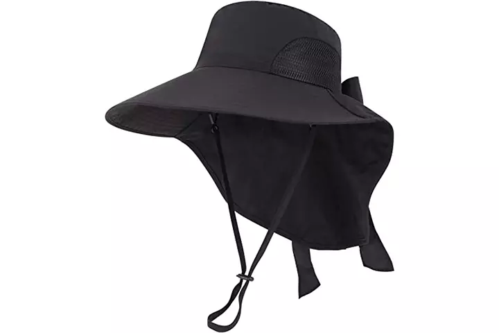 Toppers UPF 50+ Wide Brim Bucket Sun Hat