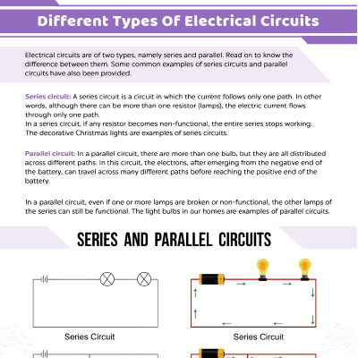 Series And Parallel Circuits Worksheet For Kids