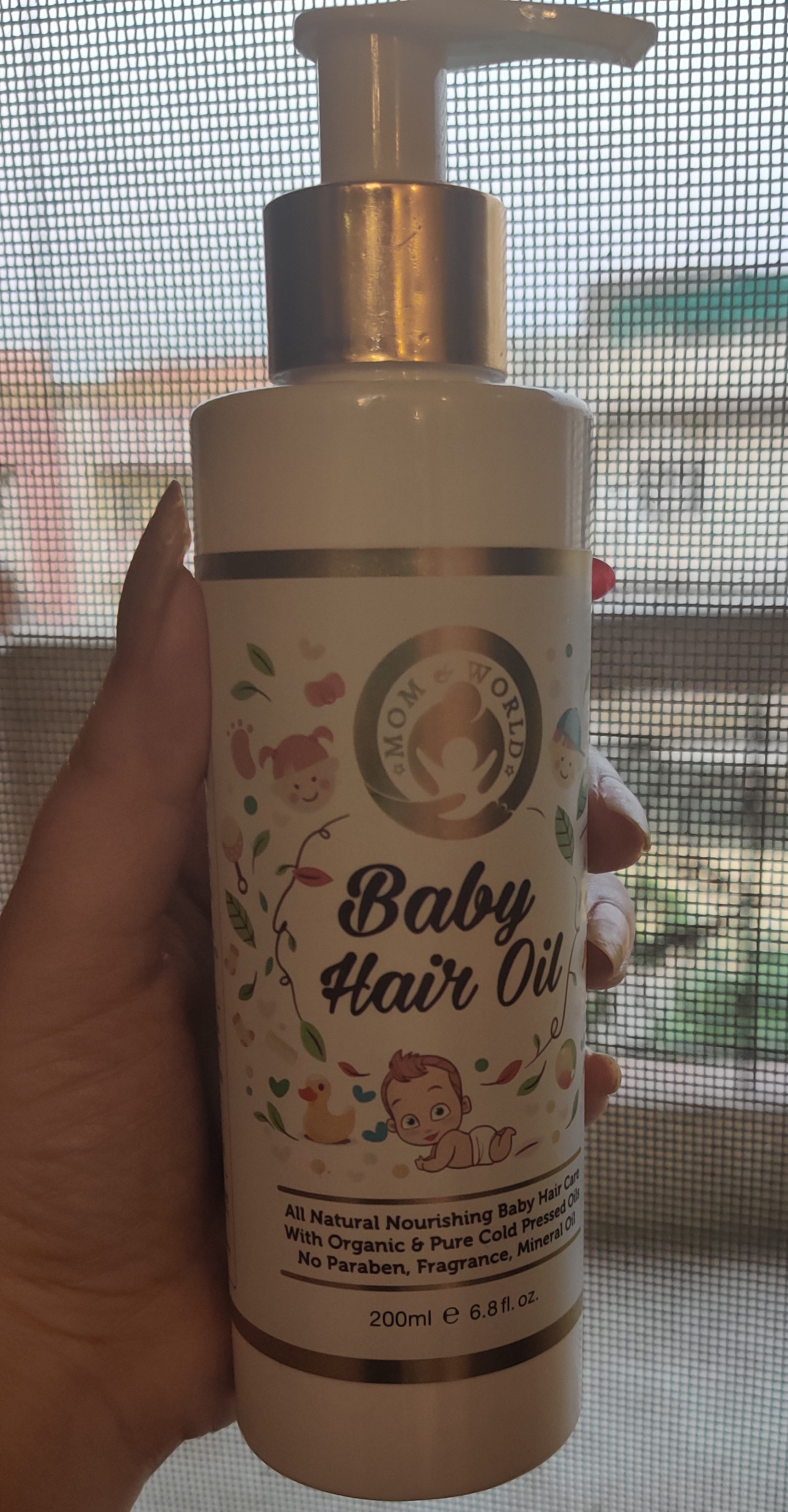 Mom & World Baby Hair Oil-Mix of all natural and nourishing hair oils, perfect for little ones-By anniearora