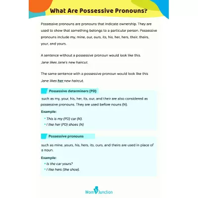 Possessive Pronouns Worksheets For Kids_image