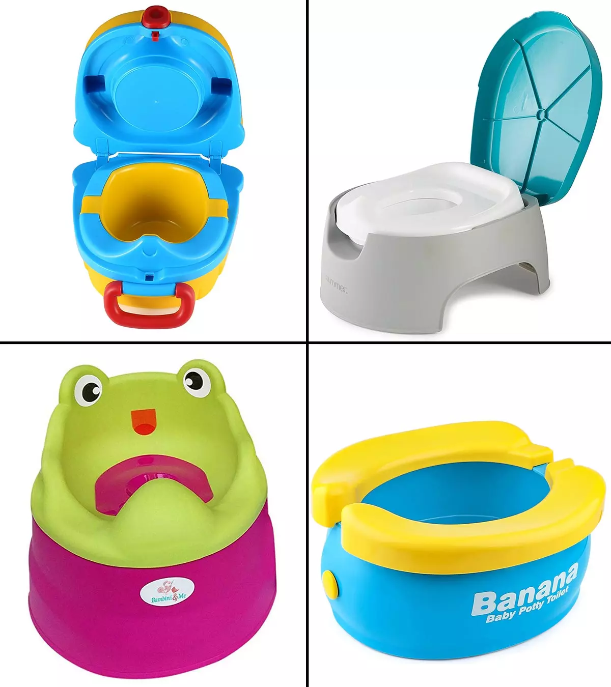 These portable and easy-to-use travel potties make outings with your toddlers stress-free.