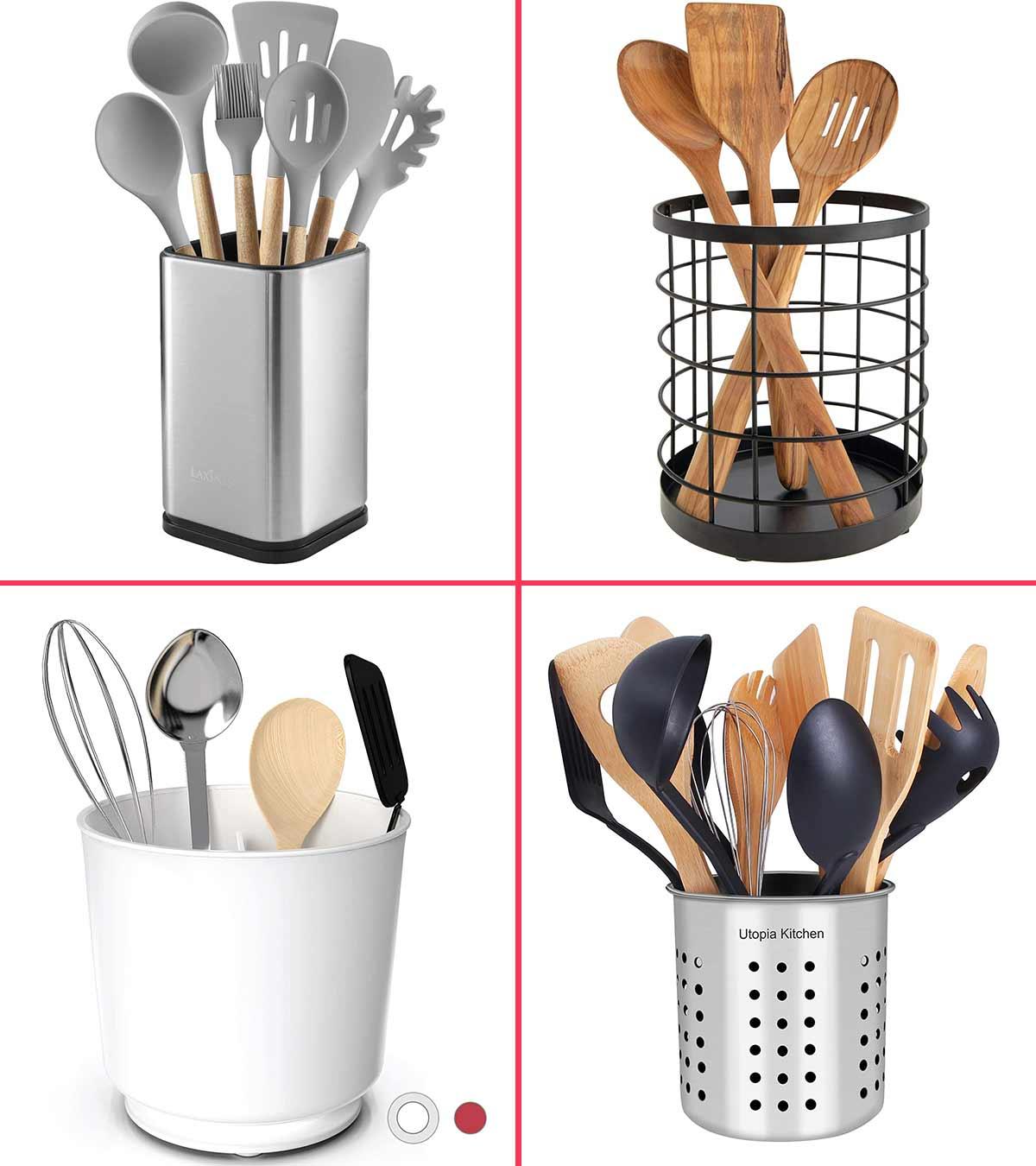 15 Best Kitchen Utensil Holders In 2024, Reviewed By Home Designer