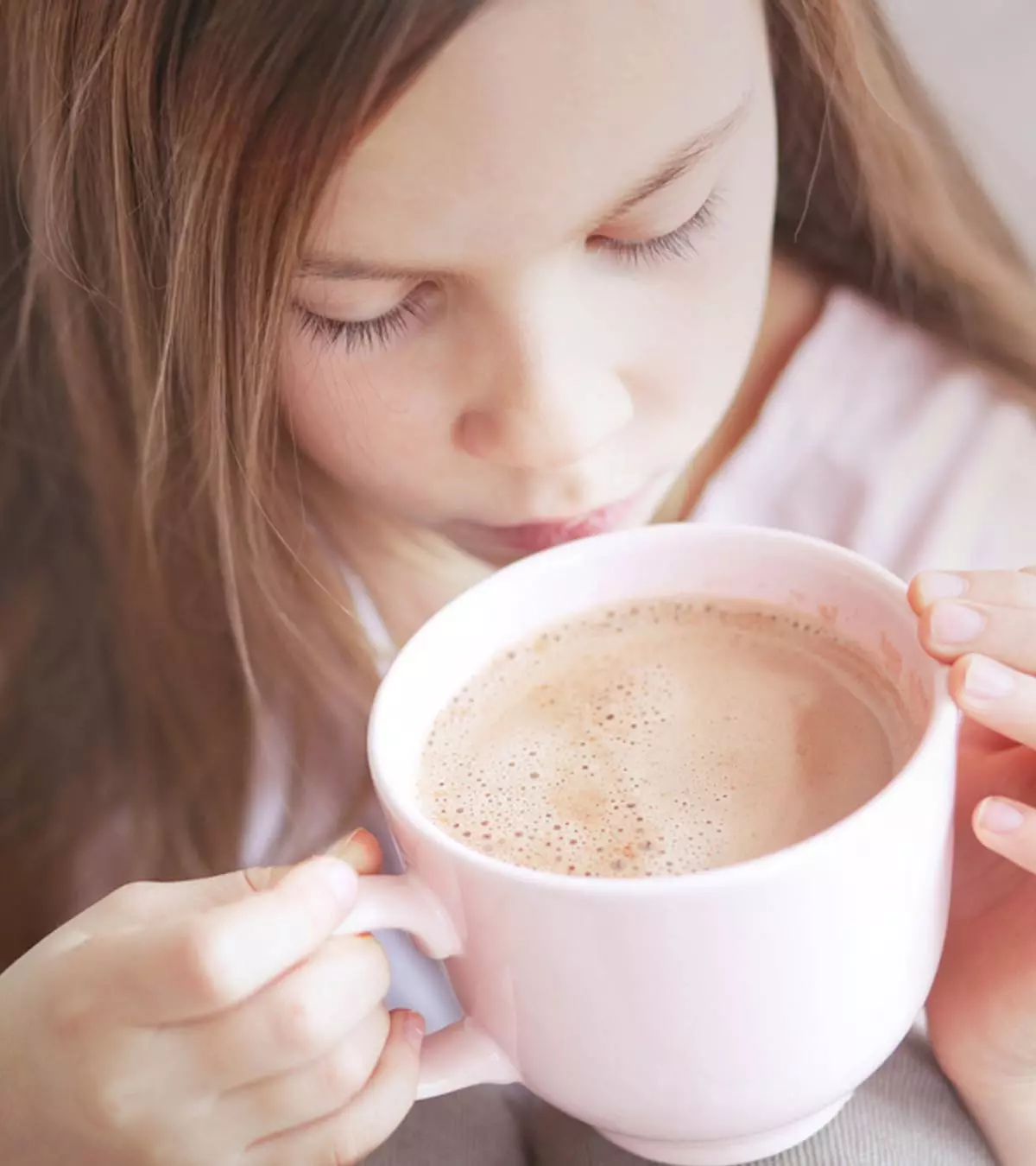 Avoid giving caffeinated drinks to your children until they are five years old.