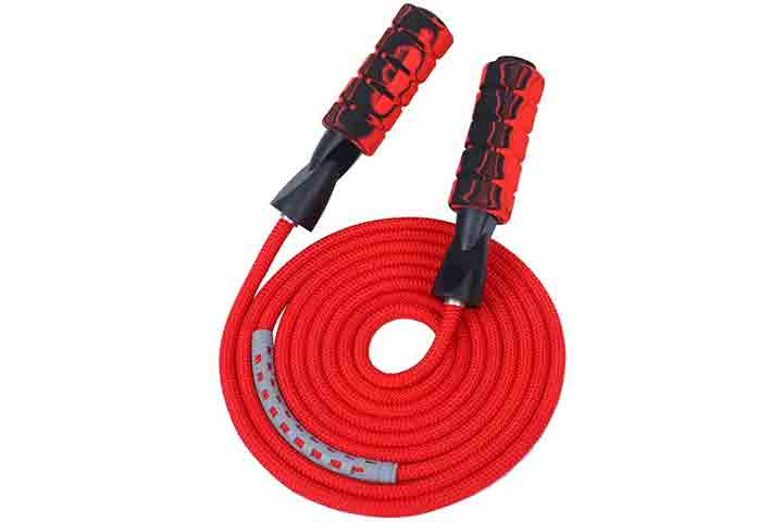 APICCRED Double Ball Bearing Weighted Jump Rope