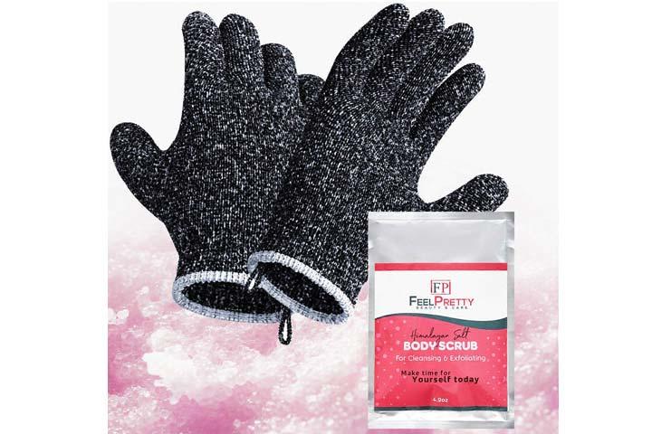 exfoliating gloves for body