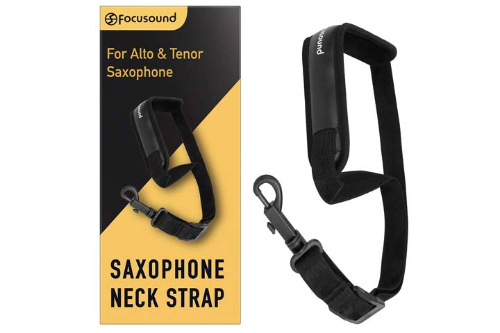 Focusound Upgraded Length Saxophone Neck Strap