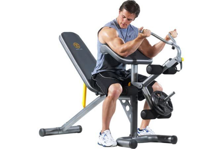 Gold's Gym XRS 20 Olympic Workout Bench and Squat Rack