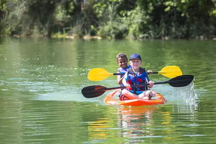 Kayaking as a hobby for kids