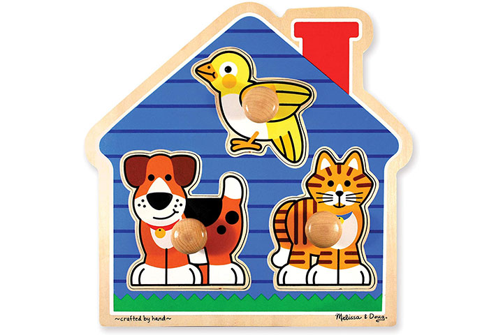 Melissa & Doug House Pets Jumbo Knob Puzzle