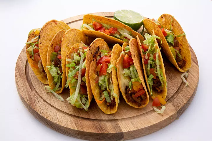 Mexican beef tacos