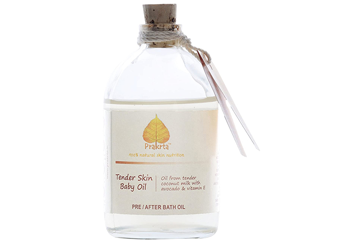 Prakrta Tender Skin Baby Oil