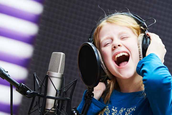 Singing as a hobby for kids