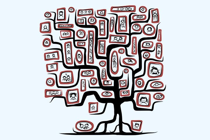 Sketchy family tree, family tree idea