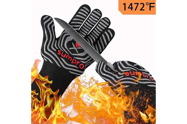 Sumpro Hot BBQ Gloves 