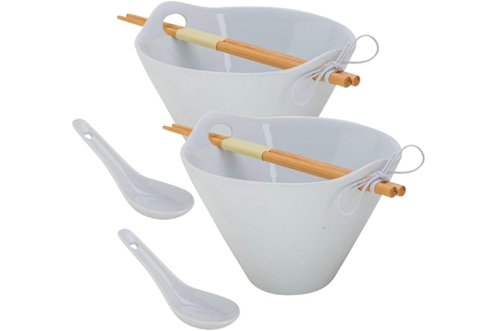 Tasse Verre Porcelain Ramen Noodle Soup Bowl