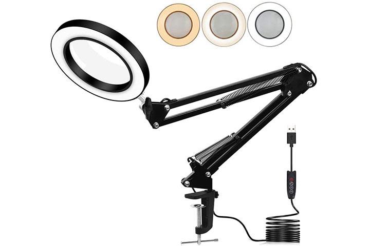 Toolour LED Magnifying Lamp