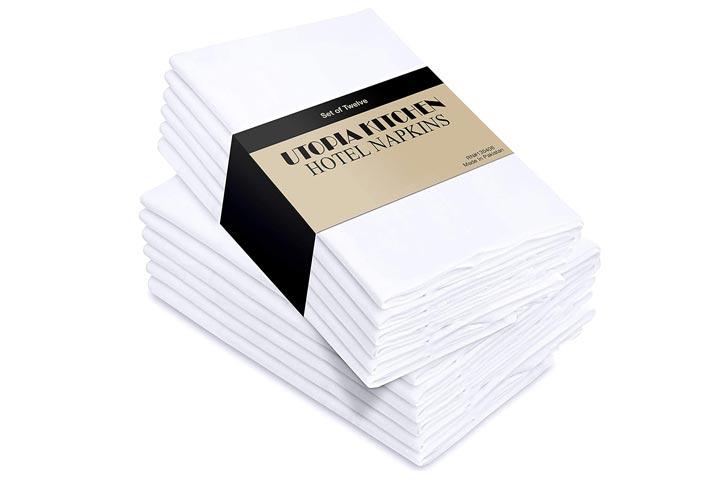 utopia bedding cloth napkins yellow utopia bedding cloth napkins yellow