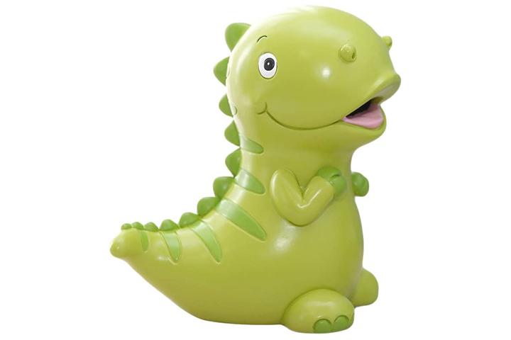 Wait Fly Green Dinosaur Piggy Bank